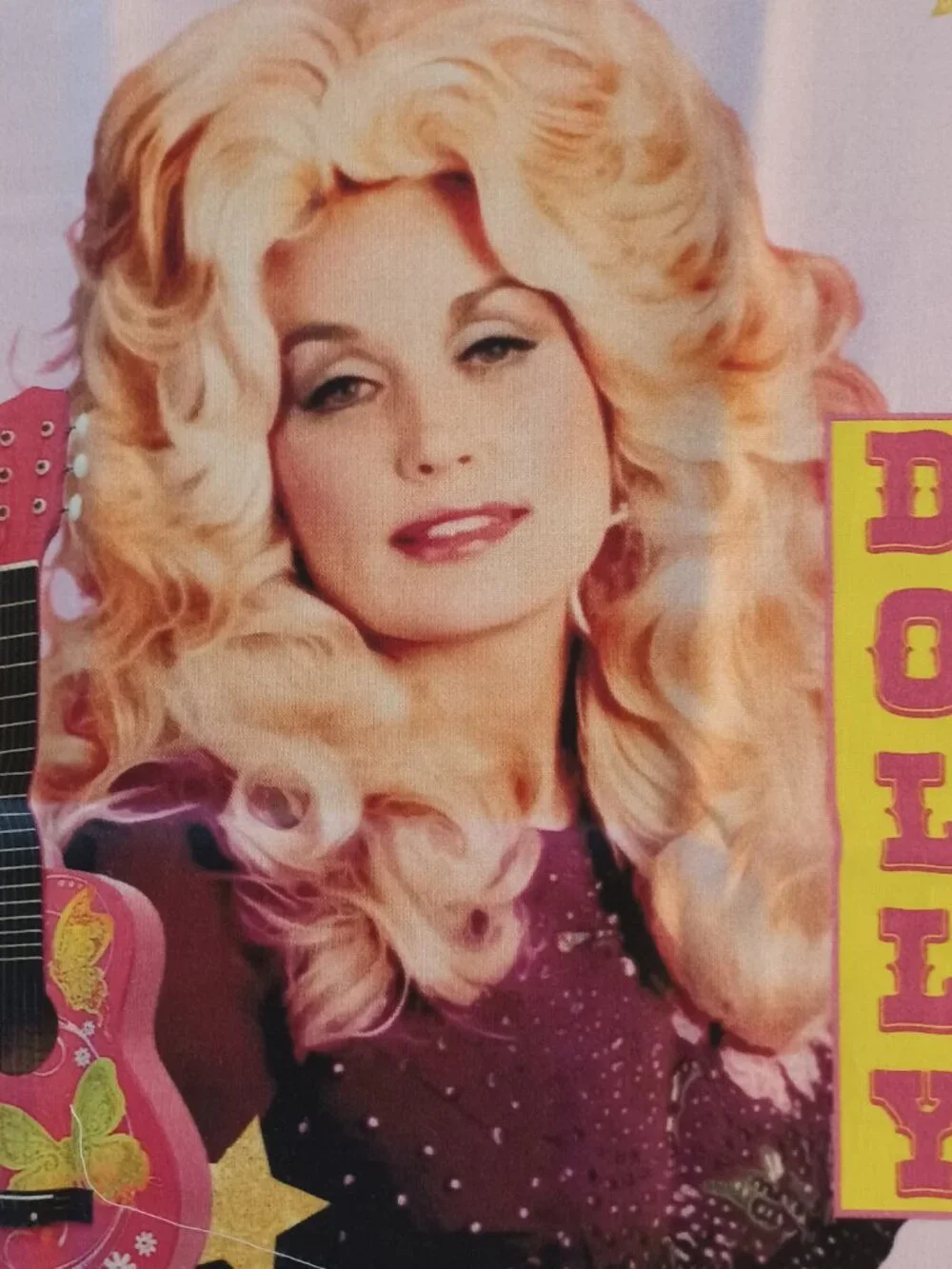 DOLLY PARTON Napkins and Utensils Holders Set of 4 HANDMADE
